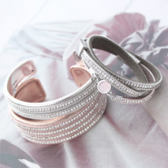 Inspirational Sets Faux suede with rhinestones