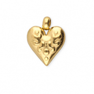 BY31&reg; Stainless steel charms heart Gold