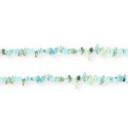 Shell beads chipstone Blue
