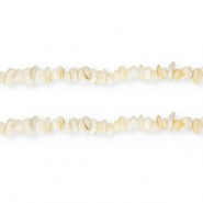 Shell beads chipstone Natural White