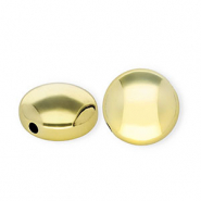 Acrylic beads rondelle Gold