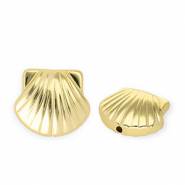 Acrylic beads shell Gold