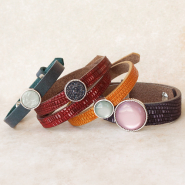 Genuine DQ European leather & suede items Check out our complete collection Cuoio bracelets