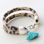 Inspirational Sets Faux leather jewellery with leopard print