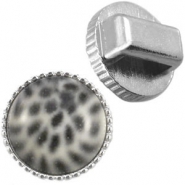 Vintage Cuoio setting/slider Silver