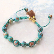 Inspirational Sets Bracelets and earrings with glass beads