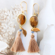 Inspirational Sets Dreamy earrings with semi-precious connectors