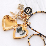Inspirational Sets Create festive necklaces with medallion, rhinestone and letter charms