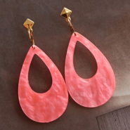 Inspirational Sets Modern statement earrings with resin pendants