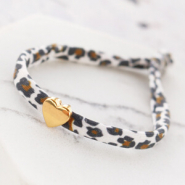 Inspirational Sets Bracelets and hair elastics of stitched elastic ribbon