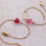 Inspirational Sets Stylish bracelets with fashion faceted beads