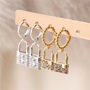 Inspirational Sets Trendy jewellery with zirconia lock charms