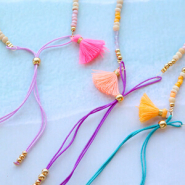 Inspirational Sets Create trendy bracelets with tassels! 