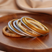 Inspirational Sets Combine Katsuki bracelets with inspired temple bangles