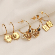 Inspirational Sets Trendy earring inspiration with stainless steel charms