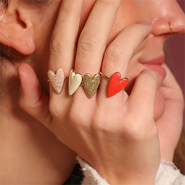 Inspirational Sets How to combine Stainless steel rings with Heart