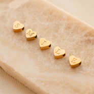 Inspirational Sets Get creative with stainless steel heart letter beads
