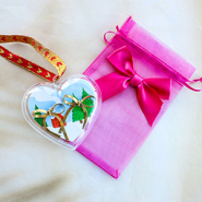 NEW Wow! Beautiful organza bags and ornaments