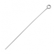 Eyepins stainless steel 50mm Silver