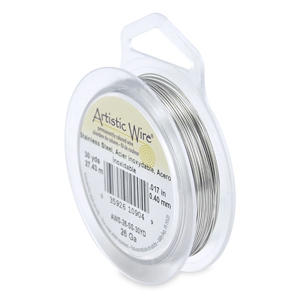 26 Gauge Artistic Wire Stainless Steel