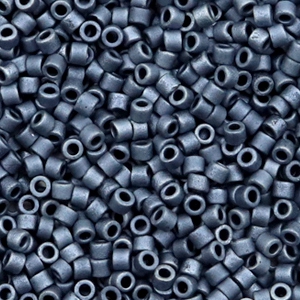 Miyuki beads delica's 11/0 Matte Gunmetal Grey