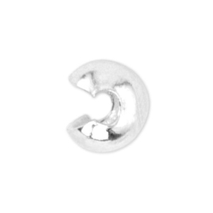Beadalon Crimp Cover 3mm Silver