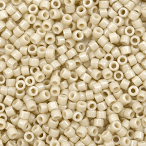 Miyuki beads delica's 11/0 Duracoat Opaque Dyed Light Tan Brown DB-2364