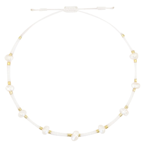 Anklets / Ankle bracelets Pearl Miyuki White