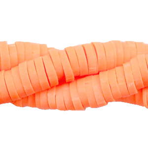 Katsuki beads 4mm Neon Peachy Orange