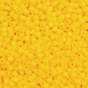 Miyuki beads delica's 11/0 Opaque Canary Yellow DB-1132
