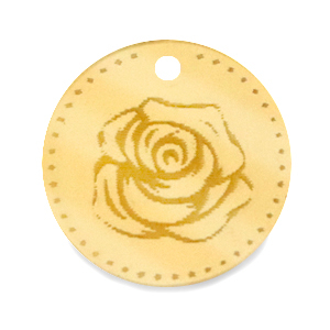 Plexx charms 20mm Birth flower June-Rose Gold