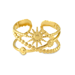 Stainless steel rings Gold