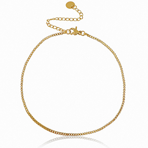Stainless steel anklets chain Gold