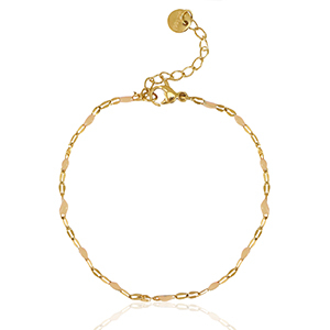 Stainless steel bracelets Latte Beige-Gold