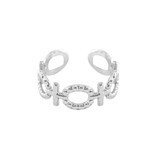 Stainless steel rings Silver