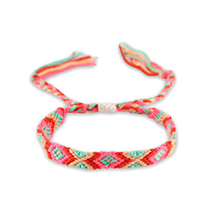 Ready-made Bracelets Neon Pink-Red
