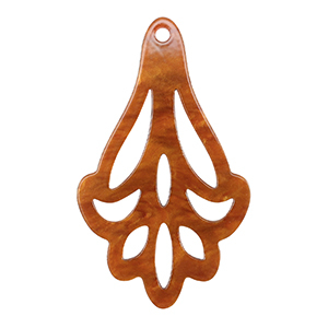 Resin pendants Topaz Brown