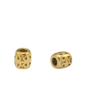 Stainless steel beads 5mm Gold