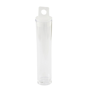 Jewelry storage tray tube large Transparent