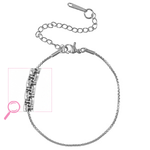 Stainless steel bracelets Silver