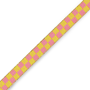 Ribbon text cubes Pink-Green