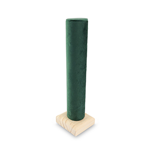Jewellery display for bracelets Natural-Dark Green
