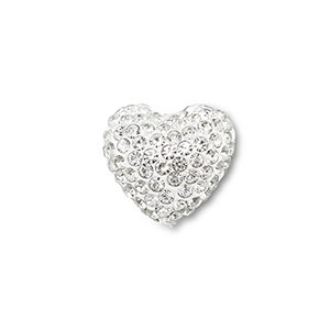 Bohemian beads heart Silver
