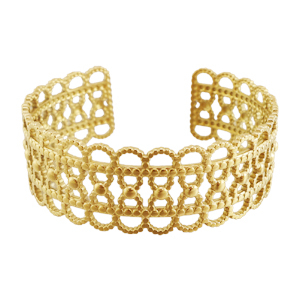 Stainless steel bracelets bangle Gold