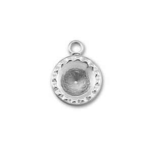 BY31&reg; Stainless steel charms with setting for SS29 chaton Silver
