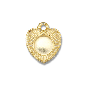 BY31&reg; Stainless steel charms with setting for SS16 flat back Gold