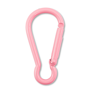 Colourful jewellery findings key chain Pink