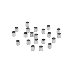 Stainless steel beads crimp bead tube 2mm Silver