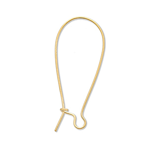 Stainless steel findings closable earrings Gold