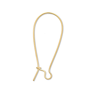 Stainless steel findings closable earrings Gold